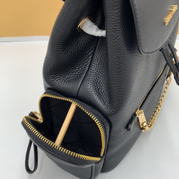 MICHAEL KORS
Jet Set Medium Pebbled Leather Backpack BLACK COLOR - Picture 13 of 16